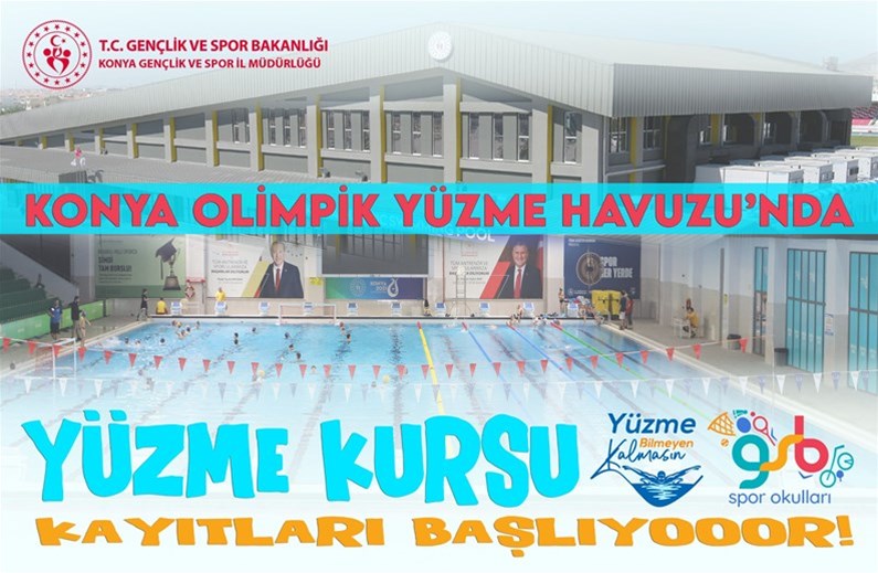 KONYA OLİMPİK YÜZME HAVUZU’NDA KIŞ KURSLARI BAŞLIYOR