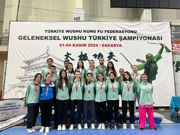 GELENEKSEL WUSHU KUNG FU ŞAMPİYONASI’NDA BÜYÜK BAŞARI